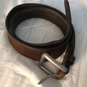 Ariat brown leather belt, 36
